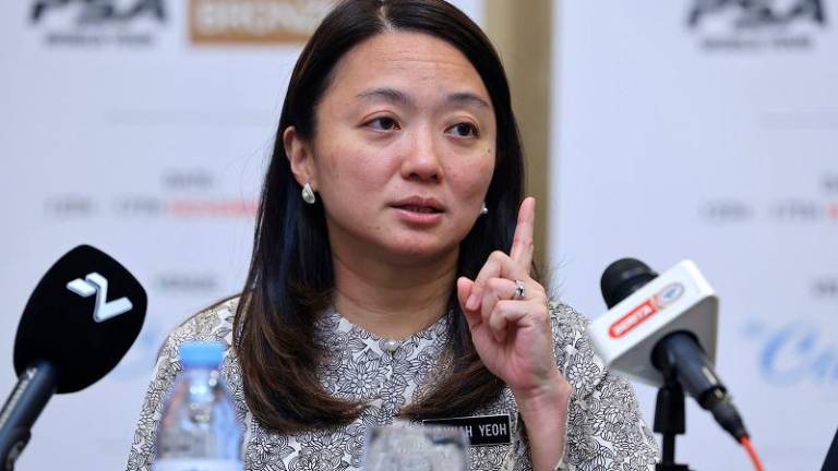 Youth and Sports Minister, Hannah Yeoh. - BERNAMApix