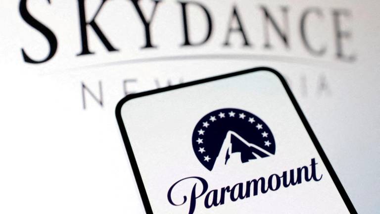FILE PHOTO: Paramount Global and Skydance logos are seen in this illustration taken December 17, 2024. REUTERS/Dado Ruvic/Illustration/File Photo