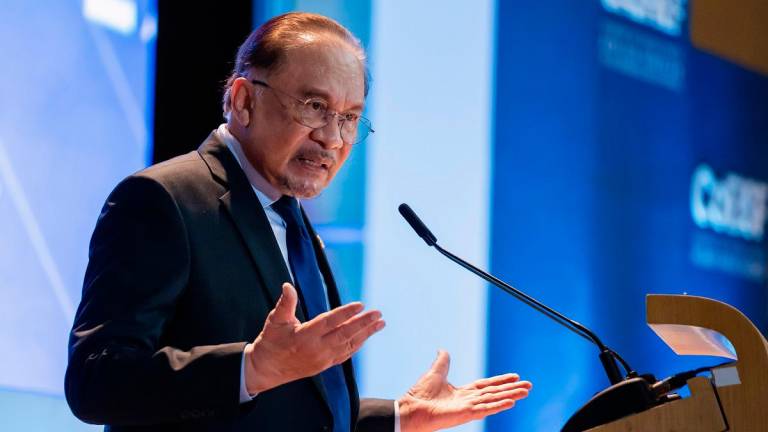 Perdana Menteri, Datuk Seri Anwar Ibrahim. - fotoBERNAMA