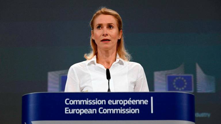 EU High Representative and Vice-President for Foreign Affairs and Security Policy Kaja Kallas. - Nicolas TUCAT / AF