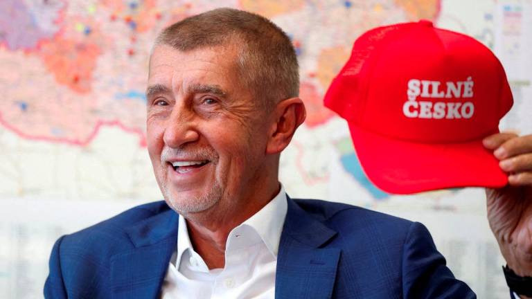 Former Czech Prime Minister and leader of ANO party, Andrej Babis, - REUTERSPIX