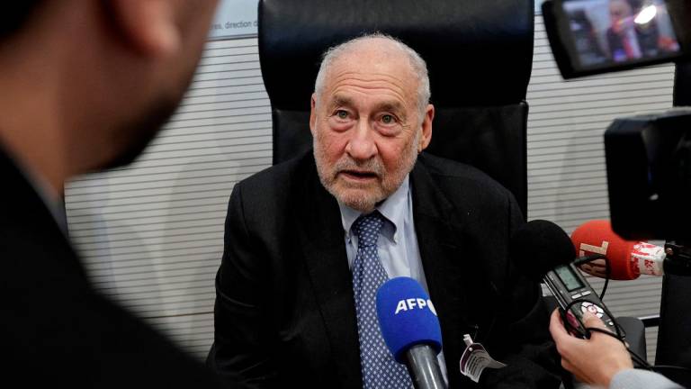 US economist and recipient of the Nobel Prize in Economic Sciences Joseph Stiglitz. - STEPHANE DE SAKUTIN / AFP