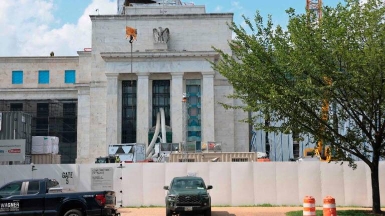 The Federal Reserve building is seen as it goes under construction on July 17, 2025 - Photo by Michael M. Santiago / GETTY IMAGES NORTH AMERICA / AFP