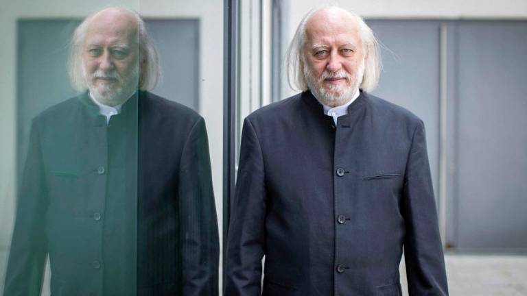 Hungarian writer Laszlo Krasznahorkai - Leo NEUMAYR / APA / AFP