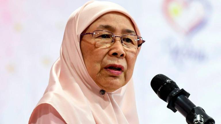 Datuk Seri Dr Wan Azizah Wan Ismail. Bernamapix
