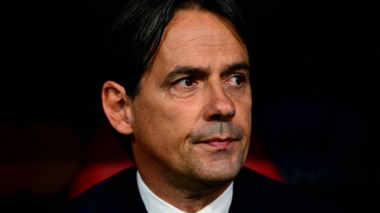 FILEpix: Inter Milan’s Italian head coach Simone Inzaghi gestures before the UEFA Champions League final football match between Paris Saint-Germain (PSG) and Inter Milan in Munich, southern Germany on May 31, 2025. AFP