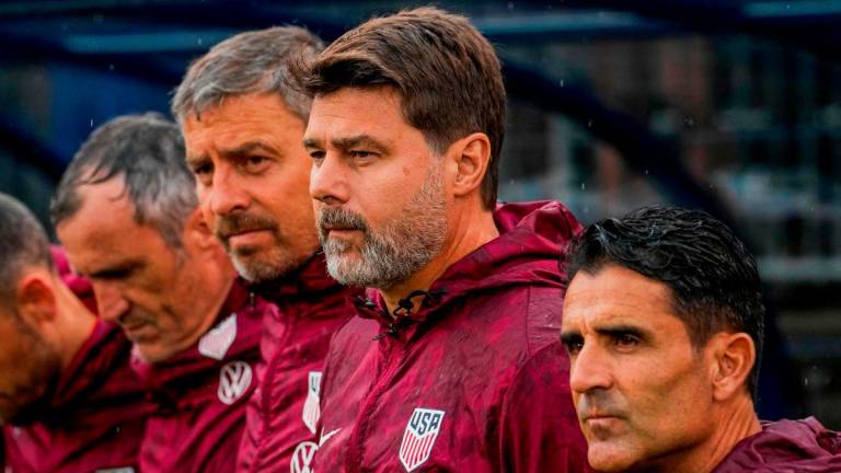 nited States head coach Mauricio Pochettino prepares to play Turkey before the first half of an during an International Friendly match at Pratt &amp; Whitney Stadium on June 7, 2025 in East Hartford, Connecticut. AFPpix