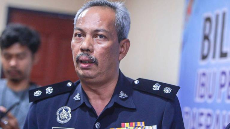 Putrajaya district police chief ACP Aidi Sham Mohamed. adib rawi yahya/theSunpix