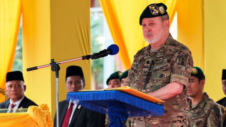His Majesty Sultan Ibrahim, King of Malaysia. Bernamapix