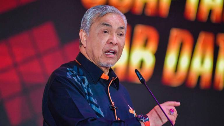 Timbalan Perdana Menteri Datuk Seri Dr Ahmad Zahid Hamidi. FotoBeernama