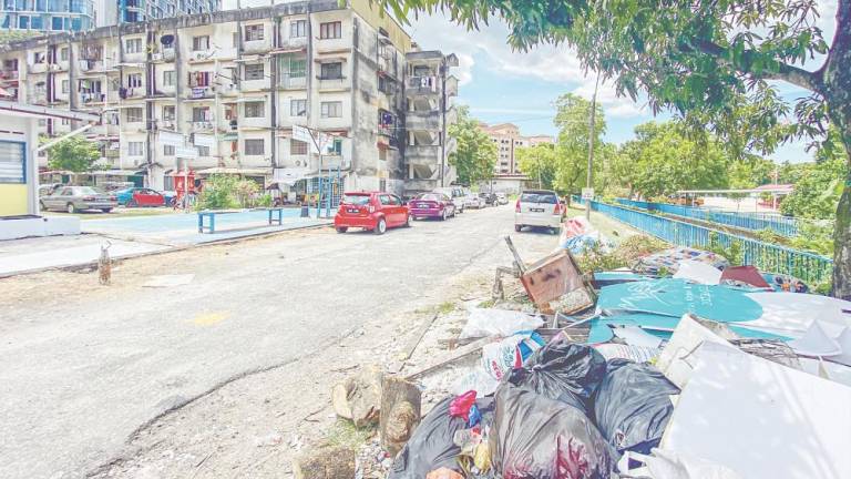 The waste collection facilities at these PHPs are in poor condition and insufficient to handle the volume of waste generated by residents. – AMIRUL SYAFIQ/THESUN