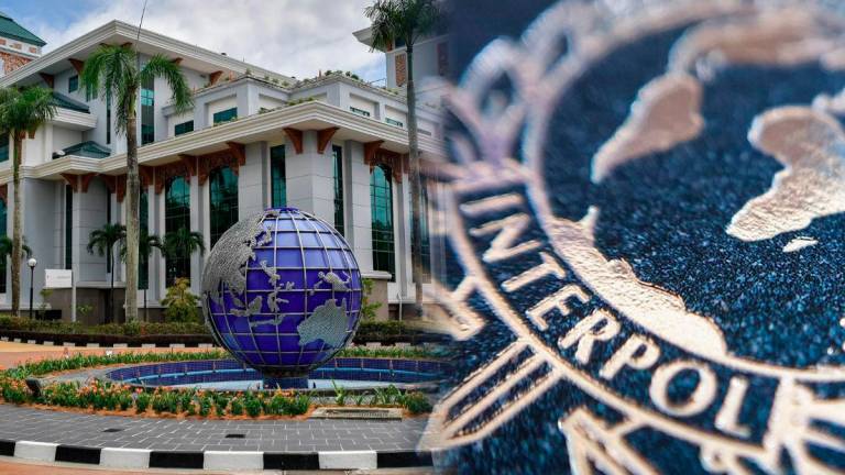 Pix for representational purposes. - via BERNAMA &amp; INTERPOL portal