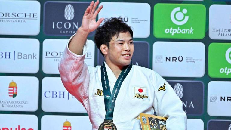 Japan’s Ryuju Nagayama wins men’s -60kg judo world title; Italy’s Assunta Scutto claims gold in women’s -48kg after past podium finishes. AFPpix
