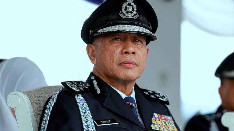 Inspector-General of Police (IGP), Datuk Seri Mohd Khalid Ismail - Bernamapix