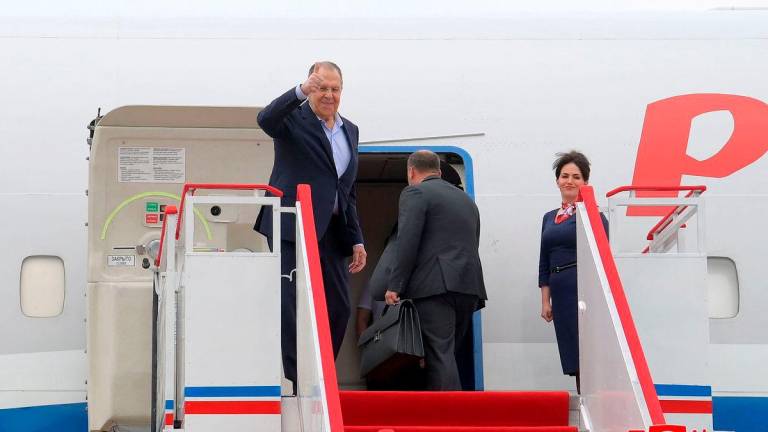 Russia’s Foreign Minister Sergei Lavrov - AFP PHOTO/KCNA VIA KNS