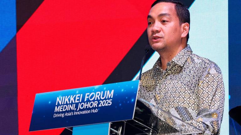 Johor Menteri Besar, Datuk Onn Hafiz Ghazi. - BERNAMApix