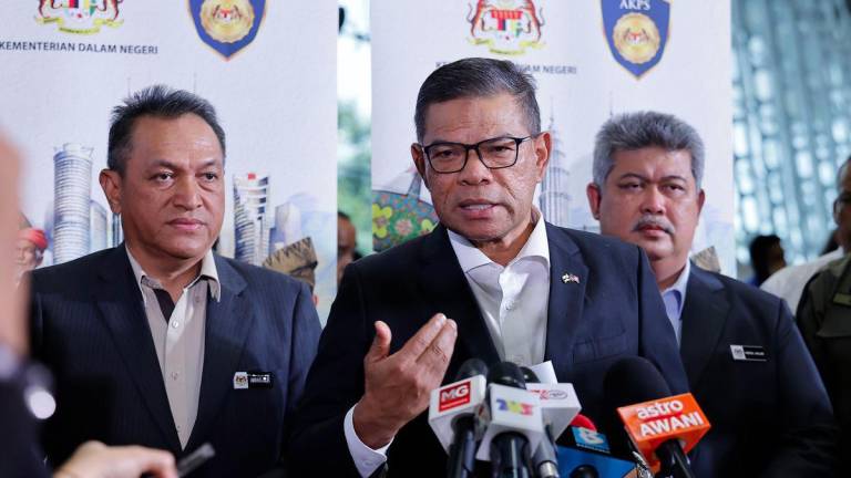Home Minister Datuk Seri Saifuddin Nasution Ismail - BERNAMAPIX
