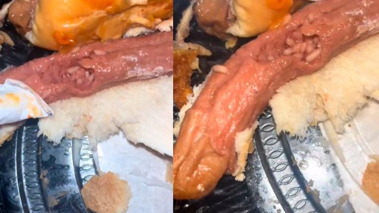 Woman finds live worms inside chicken sausage bun bought at JB hypermarket