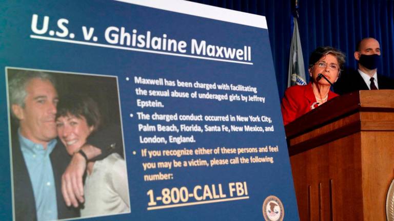 Audrey Strauss, Acting United States Attorney for the Southern District of New York speaks alongside William F. Sweeney Jr., Assistant Director-in-Charge of the New York Office, at a news conference announcing charges against Ghislaine Maxwell for her role in the sexual exploitation and abuse of minor girls by Jeffrey Epstein in New York City. Reuterspix
