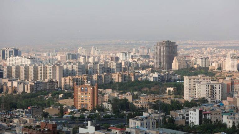 A view of the cityscape in the aftermath of Israeli strikes, in Tehran, Iran, June 13, 2025. - REUTERSPIX