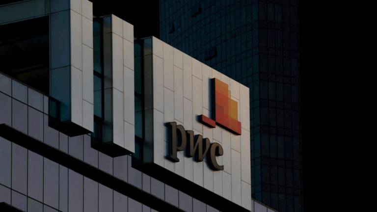 A view shows a PwC Australia logo in Melbourne, Australia, March 24, 2025. -REUTERSpix