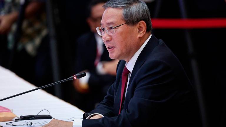 Chinese Premier, Li Qiang. - BERNAMApix