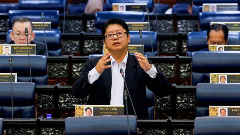 Entrepreneur and Cooperatives Development Minister Datuk Ewon Benedick. - BERNAMApix