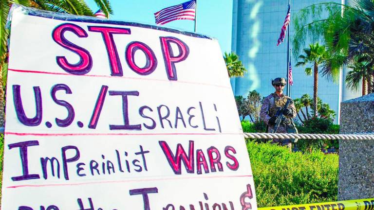 If America intervenes or acquiesces in Israel’s escalating campaign, the long-feared regional conflagration between Israel and Iran would no longer remain a private dispute between the two regional superpowers of Israel and Iran. – AFPPIC