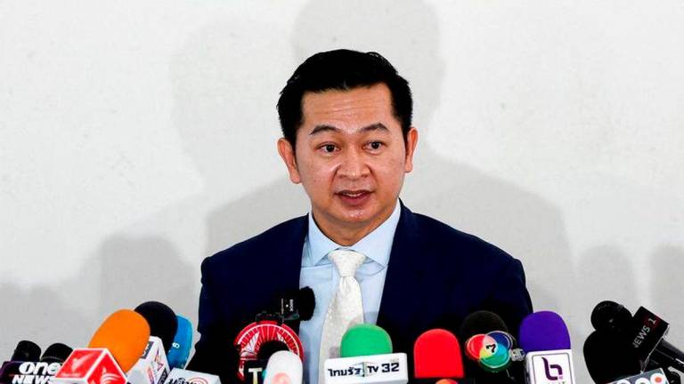 Former Thai Prime Minister Thaksin Shinawatra’s lawyer Winyat Chartmontri speaks to the press after Thailand’s attorney general indictment over Thaksin Shinawatra’s royal insult case from his interview nine years ago, in Bangkok, Thailand, May 29, 2024. - REUTERSPIX