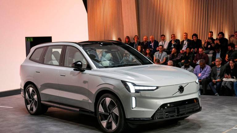 FILEpix: Volvo EX90, the company’s new electric SUV, is unveiled during a launch event in Stockholm, Sweden November 9, 2022. REUTERSpix