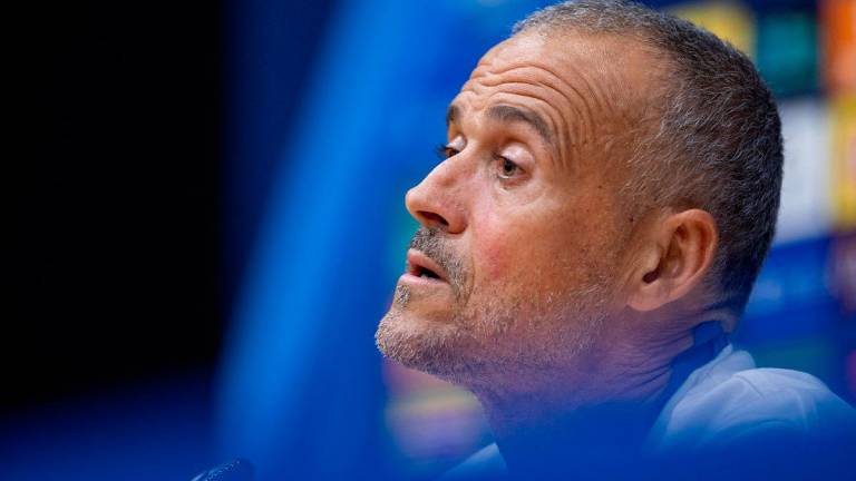 Paris Saint-Germain’s coach Luis Enrique. - Josep LAGO / AFP