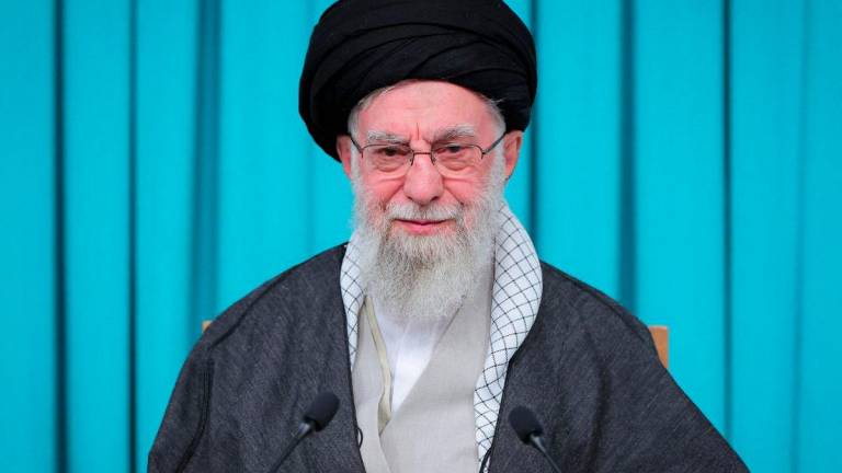 Iran's Supreme Leader Ayatollah Ali Khamenei speaks during a televised speech in Tehran, Iran, September 23, 2025. - Office of the Iranian Supreme Leader/WANA (West Asia News Agency)/Handout via REUTERSPIX