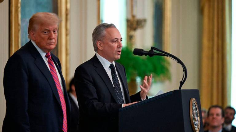 avid Sacks, AI &amp; Crypto Czar speaks next to U.S. President Donald Trump, during a signing ceremony for the “Genius Act”, which will develop regulatory framework for stablecoin cryptocurrencies and expand oversight of the industry - Reuterspix