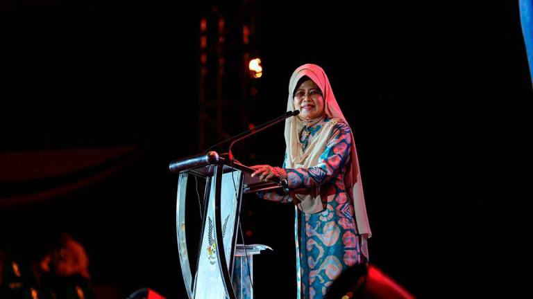 State Minister for Women, Community Wellbeing and Family Development Datuk Seri Fatimah Abdullah - Bernamapix