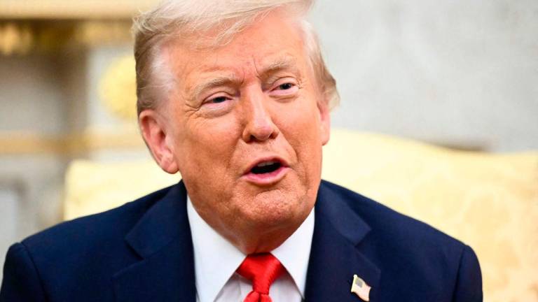 United States President Donald Trump. AFPPix