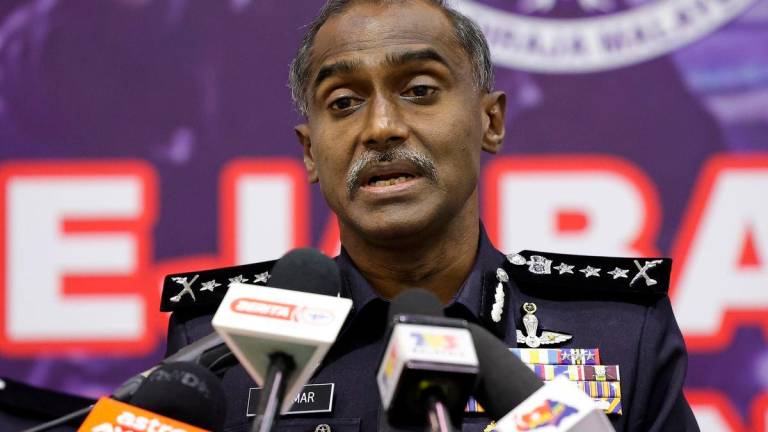 Pengarah Jabatan Siasatan Jenayah Bukit Aman Datuk M. Kumar. FotoBernama