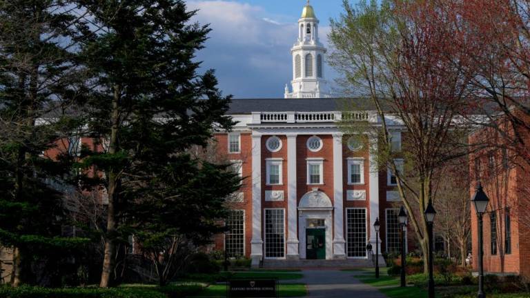 A view of the Business School campus of Harvard University in Cambridge, Massachusetts, U.S., April 15, 2025. -REUTERSpix