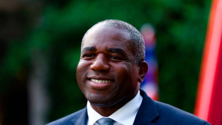 British Foreign Secretary David Lammy reacts during an interview with Reuters at the British High Commissioner Residence in New Delhi, India, June 7, 2025. REUTERSpix