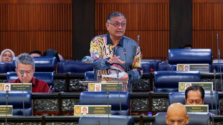 Deputy Home Minister Datuk Seri Dr Shamsul Anuar Nasarah. Bernamapix