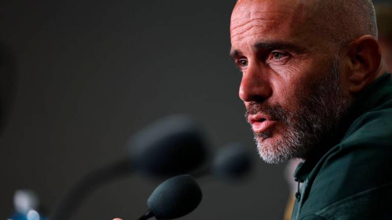 Chelsea’s Italian head coach Enzo Maresca speaks during a press conference at the Lincoln Financial Field Stadium in Philadelphia on July 3, 2025, ahead of the FIFA Club World Cup 2025 quarterfinal football match between Brazil’s Palmeiras and England’s Chelsea on July 4 -AFP
