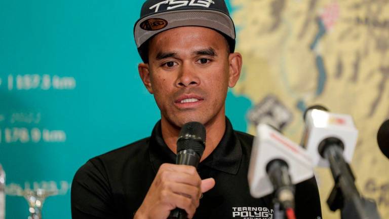 Pelumba Terengganu Polygon Cycling Team (TSG) Mohamed Harrif Saleh - fotoBERNAMA