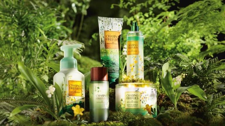 Complete set of “Chasing Fireflies” collection. – PIC COURTESY OF BATH &amp; BODY WORKS