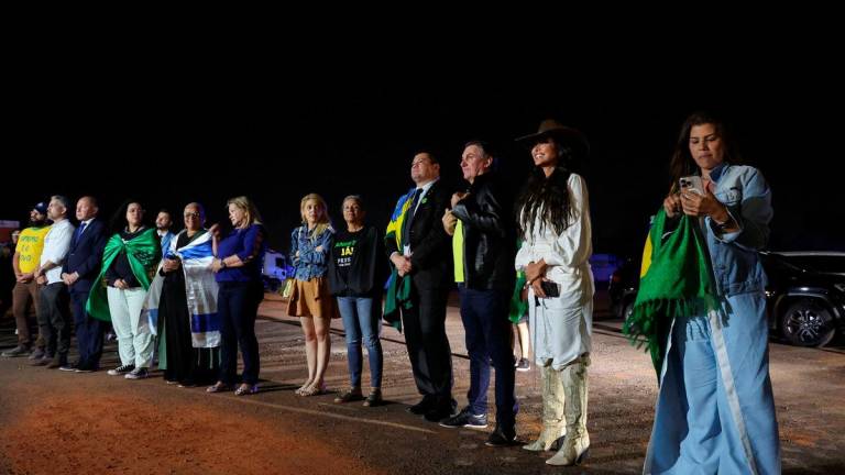 Supporters of Brazil’s former President Jair Bolsonaro gather to pray, as the final phase of his trial over an alleged plot to overturn the 2022 election started, in Brasilia, Brazil. Reuterspix