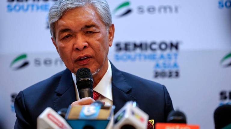 Deputy Prime Minister Datuk Seri Dr Ahmad Zahid Hamidi. Bernamapix