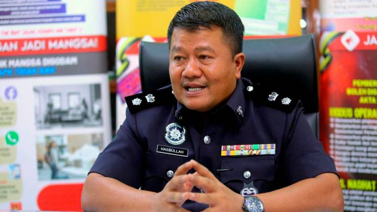 Manjung police chief ACP Hasbullah Abdul Rahman - Bernamapix