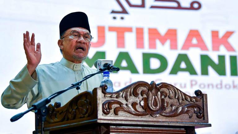 Perdana Menteri Datuk Seri Anwar Ibrahim. FotoBernama