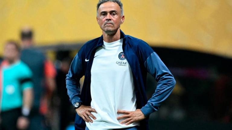 Paris Saint-Germain’s coach, Luis Enrique. - AFPpix