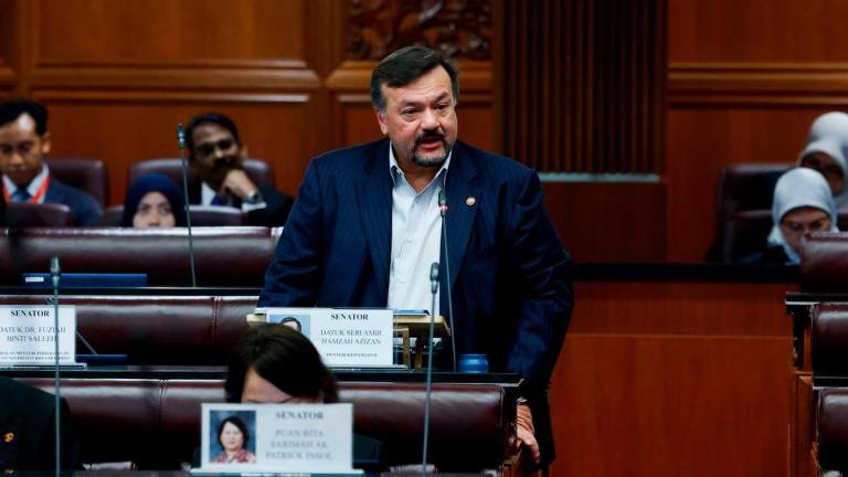 Finance Minister II Datuk Seri Amir Hamzah Aziza. Bernamapix