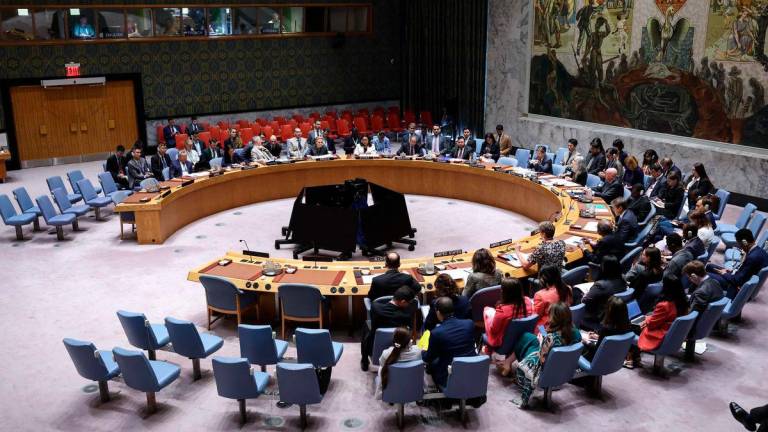 The United Nations Security Council holds a meeting on Iran at UN headquarters on September 19, 2025, in New York - AFP