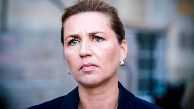 Danish Prime Minister Mette Frederiksen. - Emil Nicolai Helms / RITZAU SCANPIX / AFP